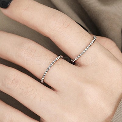 304 Stainless Steel Finger Rings for Couple FS-WG36BBF-08-1