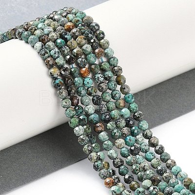 Natural African Turquoise(Jasper) Beads Strands G-N342-29B-1