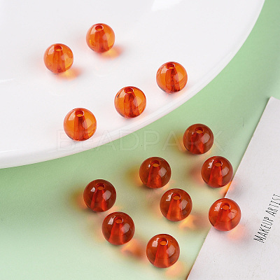Transparent Acrylic Beads X-MACR-S370-A10mm-726-1