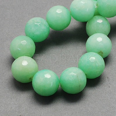 Natural White Jade Bead Strands G-R166-12mm-M2-1