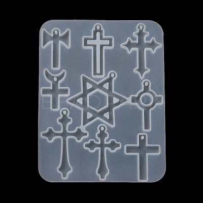 Star of David & Cross Pendant DIY Silicone Molds SIMO-C012-05-1