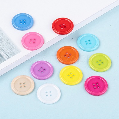 Acrylic Sewing Buttons BUTT-E076-D-M-1