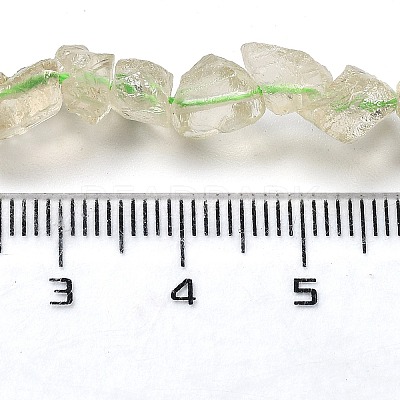 Raw Rough Natural Topaz Beads Strands G-P528-B02-01-1