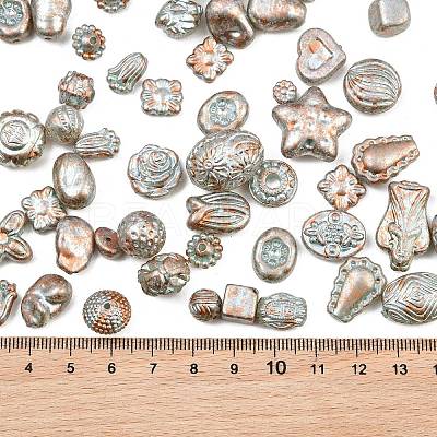 Antiqued Acrylic Beads AC-CBAAA05-01D-1