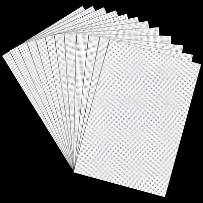 14T Cotton Cross-stitch Fabric DIY-WH0899-59A-1