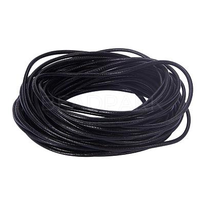 Round Leather Necklace Cords for Bracelet Neckacle Beading Jewelry Making X-WL-A002-18-1