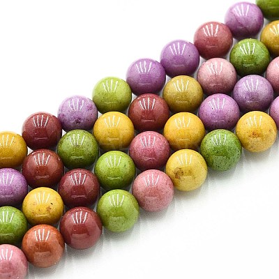 Natural Quartz Beads Strands G-N355-8mm-29-1