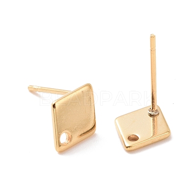 201 Stainless Steel Stud Earring Findings STAS-K241-01G-1