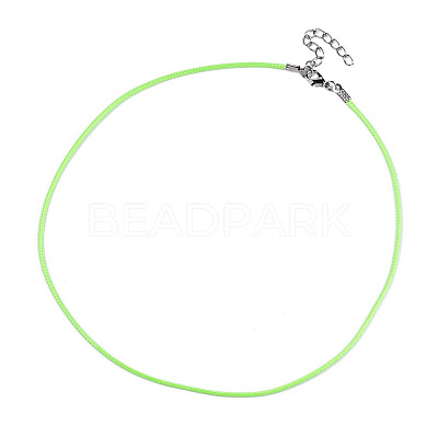 Waxed Cotton Cord Necklace Making MAK-S034-006-1