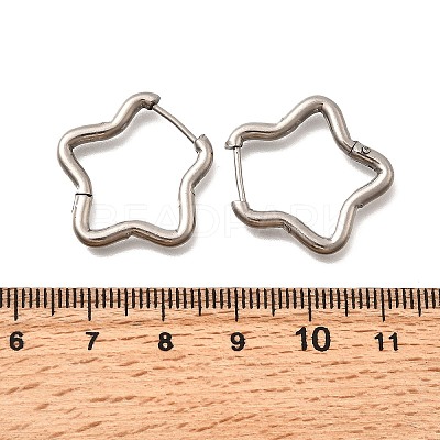 201 Stainless Steel Hoop Earrings EJEW-Z137-02P-05-1