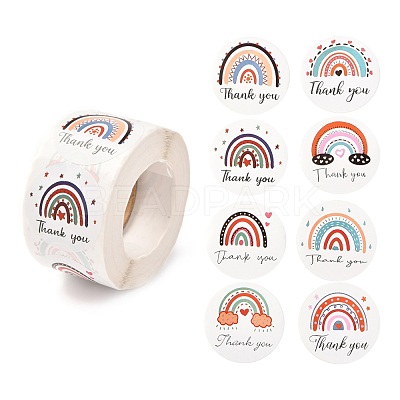 1.5 Inch Thank You Sticker DIY-I054-04A-1