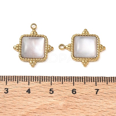 Natural Freshwater Shell Pendants SA-CBA11D7-26A-G-1