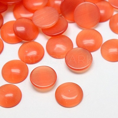 Cat Eye Cabochons CE-J002-8mm-01-1