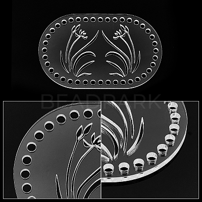 Acrylic Basket Bottoms DIY-WH0184-18-1