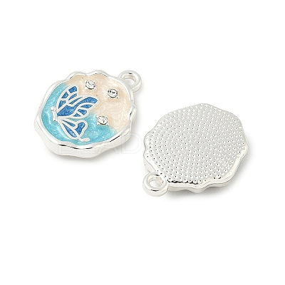 Alloy Enamel Pendants PALLOY-F316-09S-1