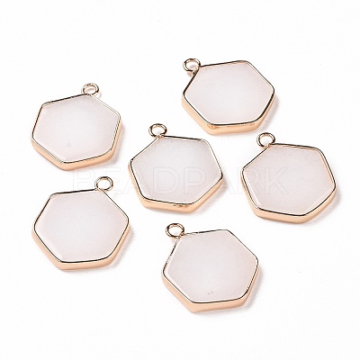 Natural White Jade Pendants G-G990-06KCG-1