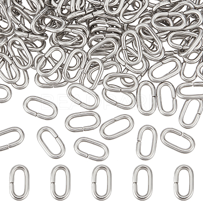 200Pcs 304 Stainless Steel Linking Rings STAS-UN0060-35-1