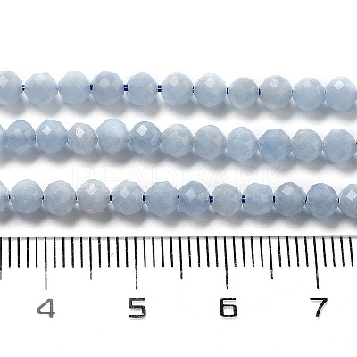 Natural Angelite Beads Strands X-G-G161-A05-03-1