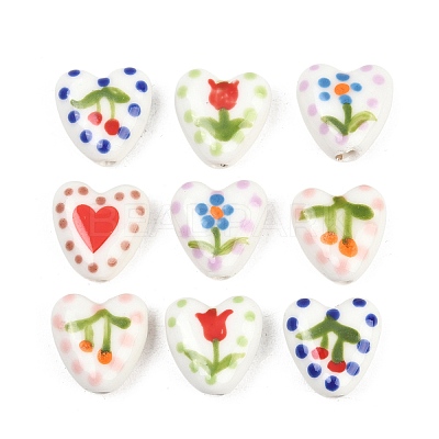 Handmade Porcelain Beads PORC-I031-01-1