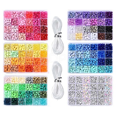 3 Boxs DIY Acrylic Beads Bracelets Making Kits DIY-YW0013-04-1
