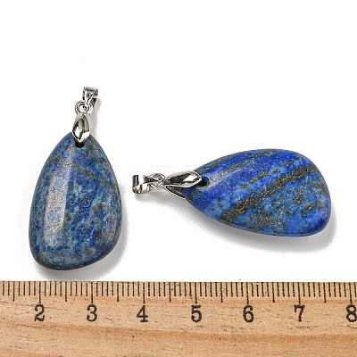Natural Lapis Lazuli Pendants G-G147-02P-08-1