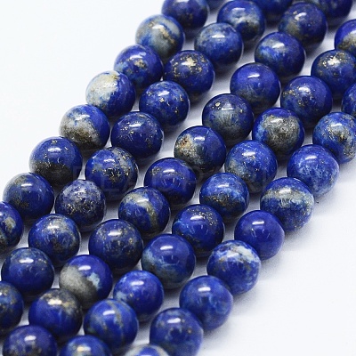 Natural Lapis Lazuli Beads Strands X-G-F561-6mm-G-1