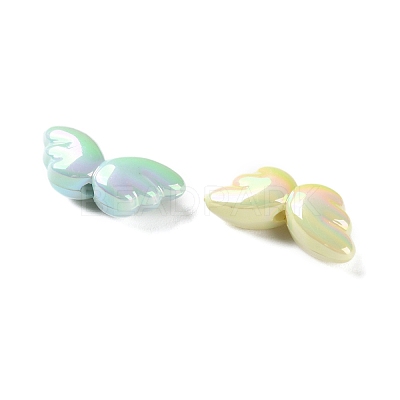 Opaque UV Plating Acrylic Beads PACR-D288-19-1