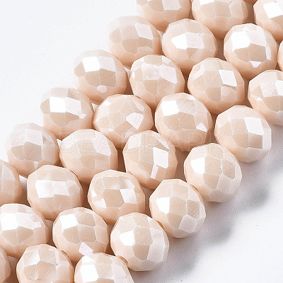 Electroplate Glass Beads Strands LS-EGLA-A034-P10mm-A17-1