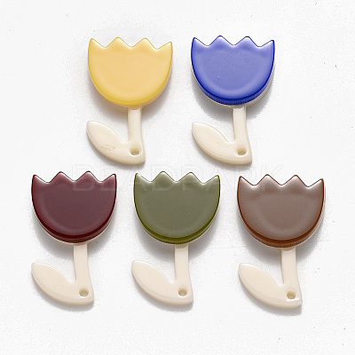 Cellulose Acetate(Resin) Pendants KY-S158-25-M-1