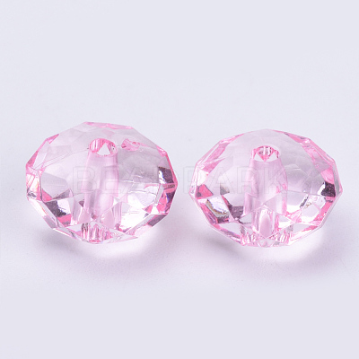 Transparent Acrylic Beads TACR-Q258-8mm-V03-1