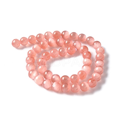 Natural Selenite Beads Strands G-C142-01A-12-1