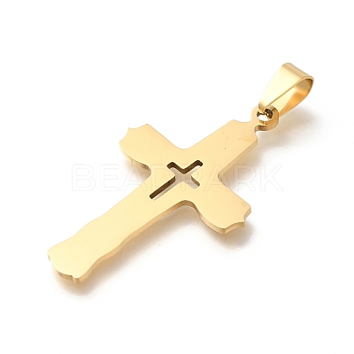 201 Stainless Steel Pendants STAS-R132-01G-03-1