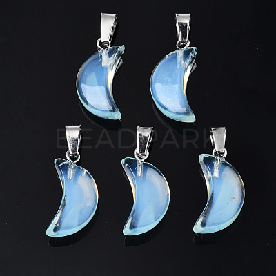 Spray Painted Glass Pendants GLAA-N035-021-A02-1