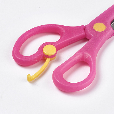Stainless Steel and ABS Plastic Scissors TOOL-WH0100-03B-1