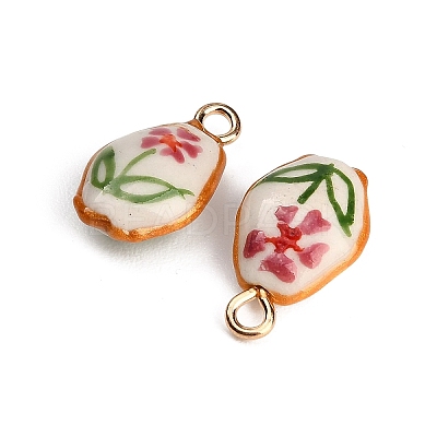 Handmade Porcelain with Brass Pendants PR-CBAB520-05A-1