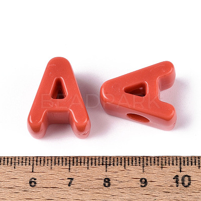 Opaque Acrylic European Beads OACR-M027-01A-06-1