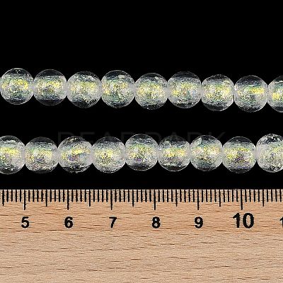 Handmade Foil Lampwork Beads Strands FOIL-K003-06A-10-1