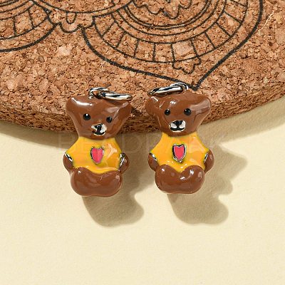 Rack Plating Brass Enamel Charms KK-S366-02P-1