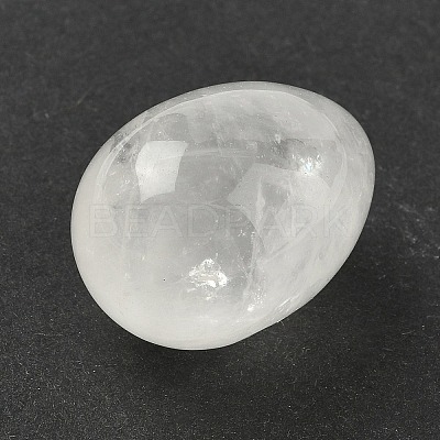 Natural Quartz Crystal Egg Shape Display Decorations G-Z094-01H-1