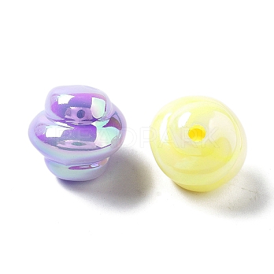 UV Plating Acrylic Beads MACR-K357-10F-1