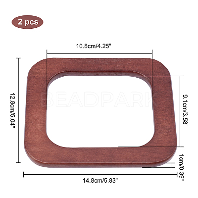 Wooden Bag Handle FIND-WH0063-89C-1