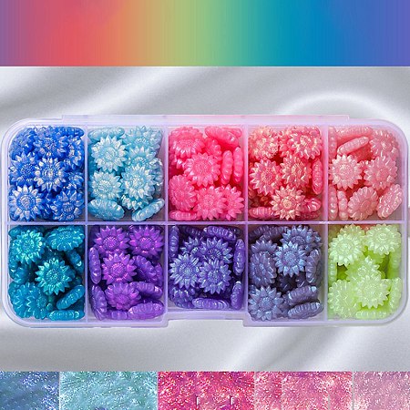 10 Grids 10 Colors Sealing Wax Particles PW-WG5A981-01-1