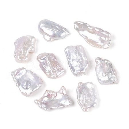Natural Baroque Keshi Pearl Beads PEAR-S022-04B-1