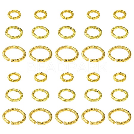 90Pcs 3 Styles Iron Open Jump Rings IFIN-YW0003-45-1
