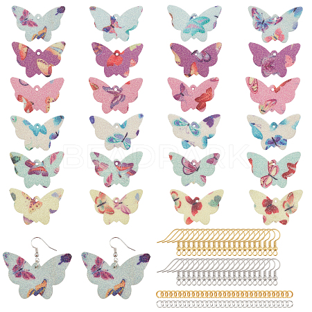   DIY 12Pairs Butterfly Earring Making Kits DIY-PH0002-17-1