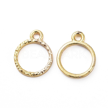 Zinc Alloy Open Back Bezel Pendants PALLOY-E577-10G-1