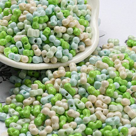 Opaque Baking Paint Glass Seed Beads SEED-K009-01A-31-1