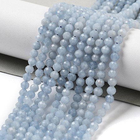 Natural Angelite Beads Strands X-G-G161-A05-03-1