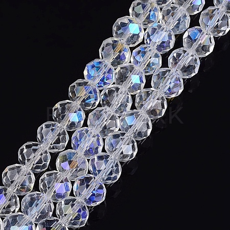 Glass Beads Strands X-GR10MMY-28-1