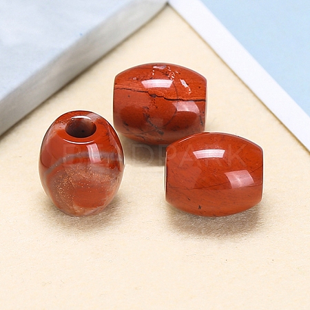 Natural Red Jasper European Beads PW-WG36421-01-1